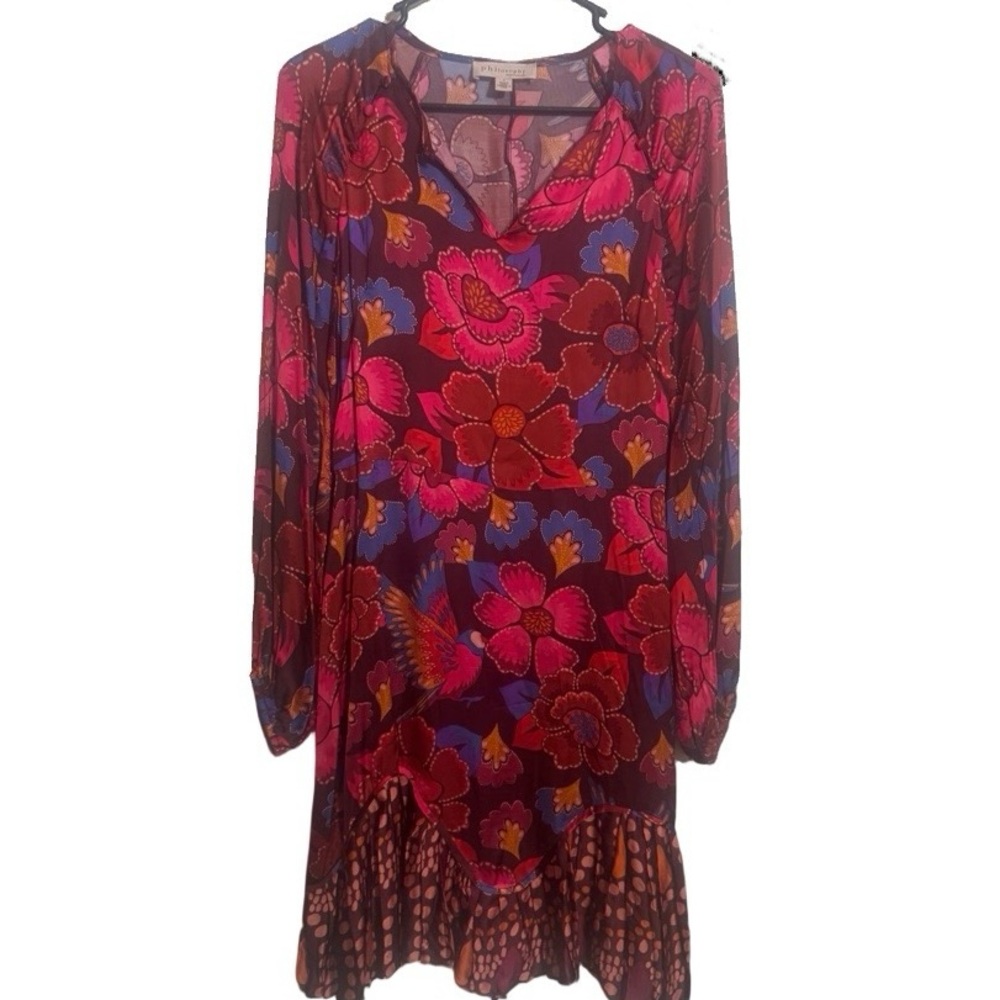 Silky soft floral print dress